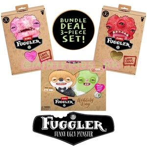 Fuggler Wedding Day Fugg 2pk Love Fugg Series 2 Alien & Weirdo 3-piece Set New